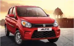  ??  ?? Maruti-Alto