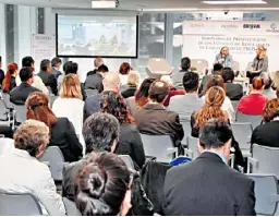  ?? /CORTESÍA ?? Durante el seminario se destacó que el reto es disminuir las 24.3 millones de personas en rezago educativo