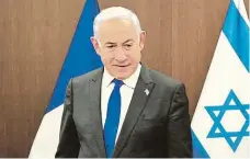  ?? FOTO ČTK / AP ?? Židé musí vyhrát. Izraelský premiér Benjamin Netanjahu odmítl návrh Hamásu na příměří. Izrael musí radikální palestinsk­é hnutí porazit, řekl.