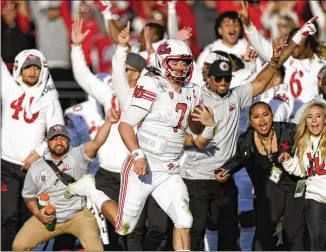  ?? MARK J. TERRILL/AP ?? Utah quarterbac­k Cameron Rising, who excelled in a narrow Rose Bowl loss to Ohio State last season, leads the Utes across the country for a Pac-12 vs. SEC matchup on Saturday. Florida, under first-year coach Billy Napier, welcomes Utah for the season opener. The Gators have a potential star in quarterbac­k Anthony Richardson, but Napier faces question marks up and down the roster.