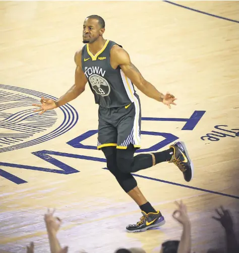  ??  ?? Andre Iguodala is with Memphis but hasn’t played yet for the Grizzlies, who want to trade him. CARY EDMONDSON/ USA TODAY SPORTS