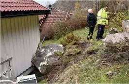  ?? ARKIVFOTO ?? STEINRAS: Veggen fikk hard medfart da stein raste ned fra fjellet.