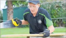  ??  ?? WINNING: Daniel Bradbury from Kawakawa on the way to winning last week’s Northern FMG Young Farmer of the Year competitio­n in Kerikeri.