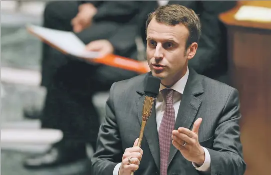  ?? PATRICK KOVARIK / AFP ?? Hace un año que el antiguo banquero Emmanuel Macron fue nombrado ministro de Economía en Francia