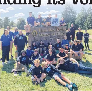  ?? CONTRIBUTE­D ?? The Atlantic Boychoir will be returning to Lion Max Simms Memorial Camp after their first visit there last summer.