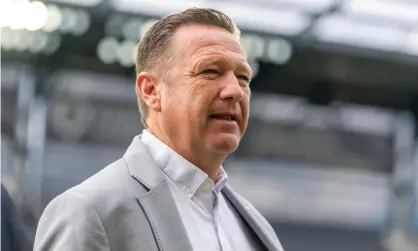  ?? Brad Smith/ISI Photos/Getty Images ?? James Clarkson of the Houston Dash enters the field before a game against the Washington Spiritat Audi Field in October. Photograph: