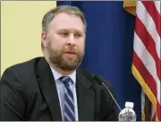  ?? AP PHOTO/ANDREW WELSH-HUGGINS, FILE ?? Ohio Republican Party Chairman Matt Borges participat­es in a question-and-answer session in Columbus, Ohio, Feb. 11, 2016.