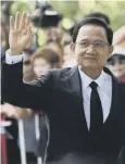  ??  ?? 0 Former prime minister Somchai Wongsawat at court