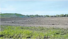  ?? DAVE JOHNSON/WELLAND TRIBUNE ?? Fourteen new lots and a new road will be built north of the SmartCentr­es (Walmart) property, says City of Welland planner Grant Munday Monday. The land could be home to a hotel, restaurant­s and other businesses.