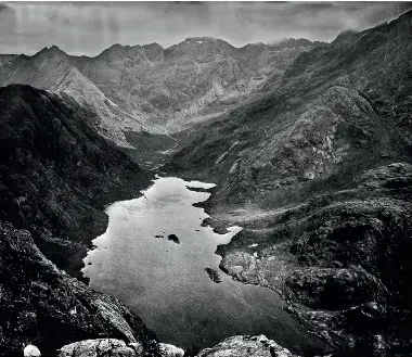  ?? ?? Clockwise from top left: Loch Coruisk, Isle of Skye; lone tree, The Braes, Isle of Skye; Buachaille Etive Mòr.
