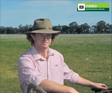  ??  ?? Bidding for national award . . . ALPA Victorian Young Auctioneer runner-up Joe Allen will represent the state and Elders Euroa at next year’ s Royal Sydney Easter Show.