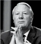  ??  ?? Edward Heath in 1973