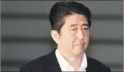  ??  ?? Japan's Prime Minister Shinzo Abe