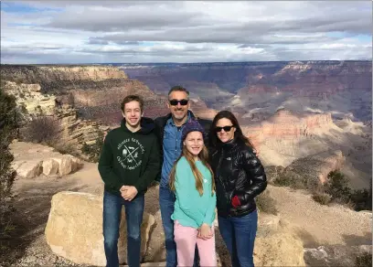  ?? COURTESY ?? Patrick Blacklock with his family. Blacklock will be leaving his position as the County Administra­tor with Yolo County in order to take a position as President and CEO for the Rural County Representa­tives of California.