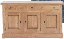  ??  ?? classic storage Pierson Big Oak sideboard, £1,999, Furniture Village