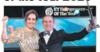  ?? ?? Zeus Packaging founder Brian O’Sullivan who was announced EY Entreprene­ur of the Year, pictured with his wife Margaret Ann O’Sullivan at the 2021 awards.