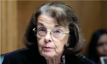  ?? Photograph: Michael Brochstein/Sopa Images/Rex/Shuttersto­ck ?? Senator Dianne Feinstein says she will devote the remainder of her term to wildfire, drought, healthcare and gun violence.