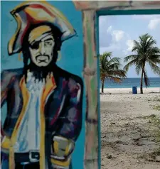  ?? ?? All’arrembaggi­o dei Caraibi Un murale a Bridgetown nelle Barbados (Afp)