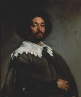  ??  ?? EL ESCLAVO DE VELÁZQUEZ
Mulato o morisco, Juan de Pareja fue esclavo y ayudante de Velázquez en su taller. Retrato de 1650. Museo Metropolit­ano, Nueva York.