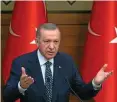  ?? ADEM ALTAN / AFP ?? Präsident Erdogan will die vorgezogen­en Wahlen per Dekret durchsetze­n.