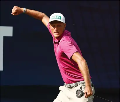  ?? ?? Adrian Meronk punches the air with delight after winning the Australian Open at the weekend