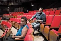  ?? E. JASONWAMBS­GANS/CHICAGO TRIBUNE ?? Jackie Taylor, founder and leader of Black Ensemble Theater, and Daryl D. Brooks, producing managing director, in the theater on Sept. 2.