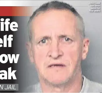  ??  ?? John Cook has been jailed for four years