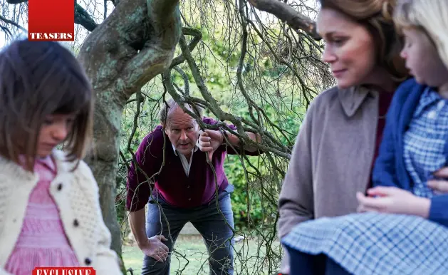  ??  ?? FAMILY FORTUNES
Hugh Bonneville plays a pre-fame Dahl, with Keeley Hawes as his wife Patricia Neal (above); Sam Heughan plays Neal’s co-star Paul Newman (below).