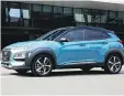  ?? HYUNDAI ?? The 2018 Hyundai Kona is smaller than the Tucson and offers two different engines.