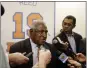  ?? FRANK FRANKLIN II — THE
ASSOCIATED PRESS FILE ?? New York Knicks Hall-ofFamer Willis Reed responds to questions during an interview before an NBA basketball game between the Knicks and the Milwaukee Bucks, Friday, April 5, 2013, in New York.