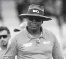  ?? ?? West Indian umpire Nigel Duguid.