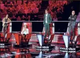  ??  ?? Florent Pagny, Zazie, Mika et Pascal Obispo, nouveau coach de The Voice.