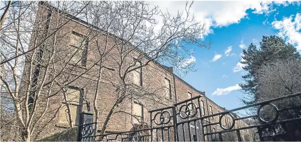  ??  ?? The former Burnside Mill in Lochee has been empty for decades but could be given a new lease of life as housing.