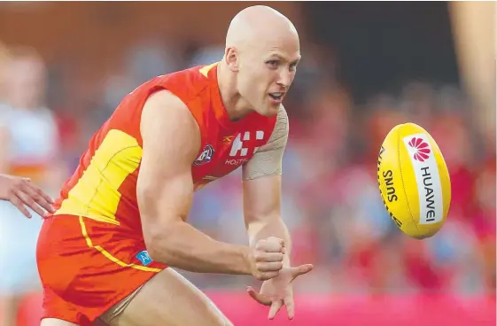  ?? Picture: GETTY IMAGES ?? Gary Ablett’s leadership will be welcomed by the Suns who take on West Coast at Carrara tomorrow.