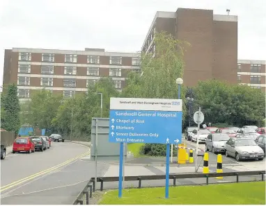  ??  ?? > The trust in charge of Sandwell General Hospital must take action, but was praised in several areas