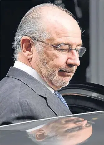  ?? DANI POZO / AFP ?? El expresiden­te de Bankia Rodrigo Rato