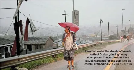 Disaster teams on standby for heavy rains in KZN - PressReader