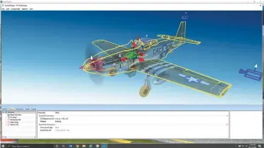  ??  ?? The aircraft editor is amazing. You can change details related to the airframe, the radio, and even note that the wing and tail camera are available for adjustment­s.