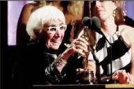  ?? ?? Italian film director Lina Wertmuller accepts her Honorary Award at the 2019 Governors Awards in Los Angeles, California, U.S., October 27, 2019. REUTERS/Mario Anzuoni