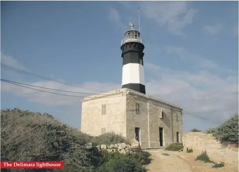  ??  ?? The Delimara lighthouse