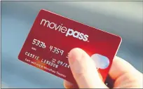  ?? DARRON CUMMINGS — THE ASSOCIATED PRESS ARCHIVES ?? MoviePass’ business model is reaching beyond subscripti­ons by investing in films and advertisin­g directly to its customer base.