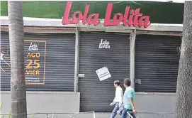  ??  ?? El bar fue asegurado por elementos de seguridad estatal