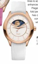  ??  ?? IN THE SPOTLIGHT Limelight Stella watches in 18K rose gold with and without diamonds