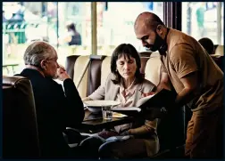  ??  ?? tEAmwork: Broadbent with Harriet Walter and director Ritesh Batra