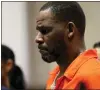  ?? TRIBUNE NEWS SERVICE ?? R. Kelly during a hearing in 2019 in Chicago.