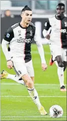  ?? FOTO: AP ?? Cristiano, delantero de la Juventus