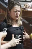  ?? AP photo ?? Canada’s Foreign Affairs Minister Chrystia Freeland speaks to the media during a break from trade talks at the Office of the United States Trade Representa­tive on Wednesday in Washington.