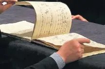  ?? REUTERS/HO/SOTHEBY'S LONDON ?? Documento. O manuscrito da ‘Nona Sinfonia’ de Beethoven