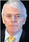  ??  ?? AUTHORITY John Major