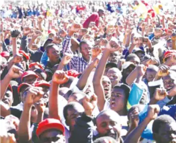  ??  ?? Thousands of youths have been turning up for the Presidenti­al Youth Interface Rallies as Zimbabwe gears for the 2018 electuions. But getting involved is not just about turning up on election day and casting a ballot. It starts with registerin­g to vote...
